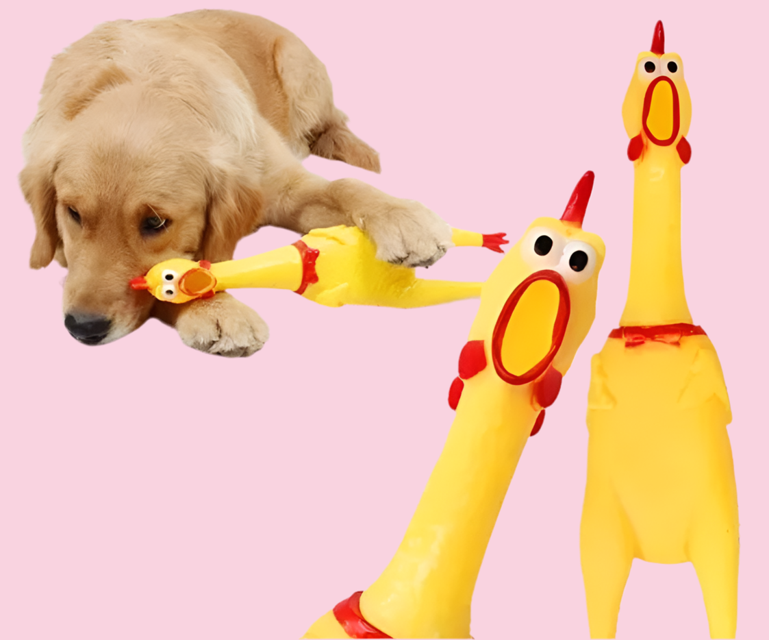 Juguete Perro • Pollo chillón