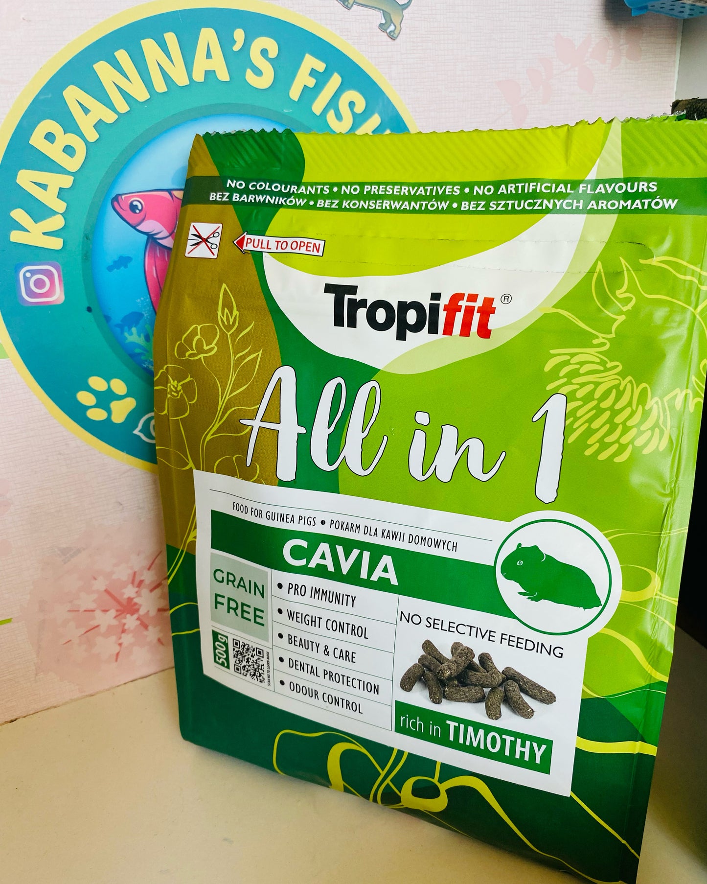 Alimento pelet para cuy y cobayas / Canvia todo en 1