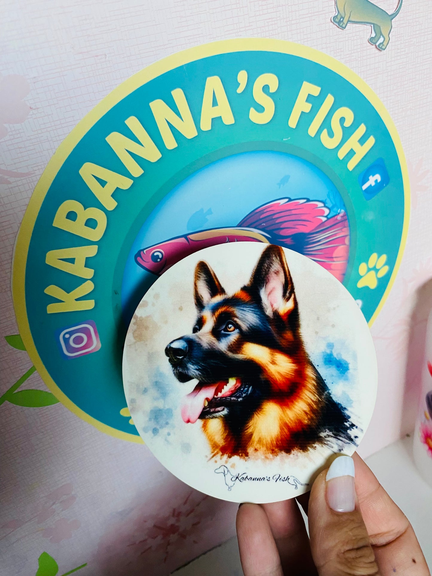 Posavasos pastor alemán