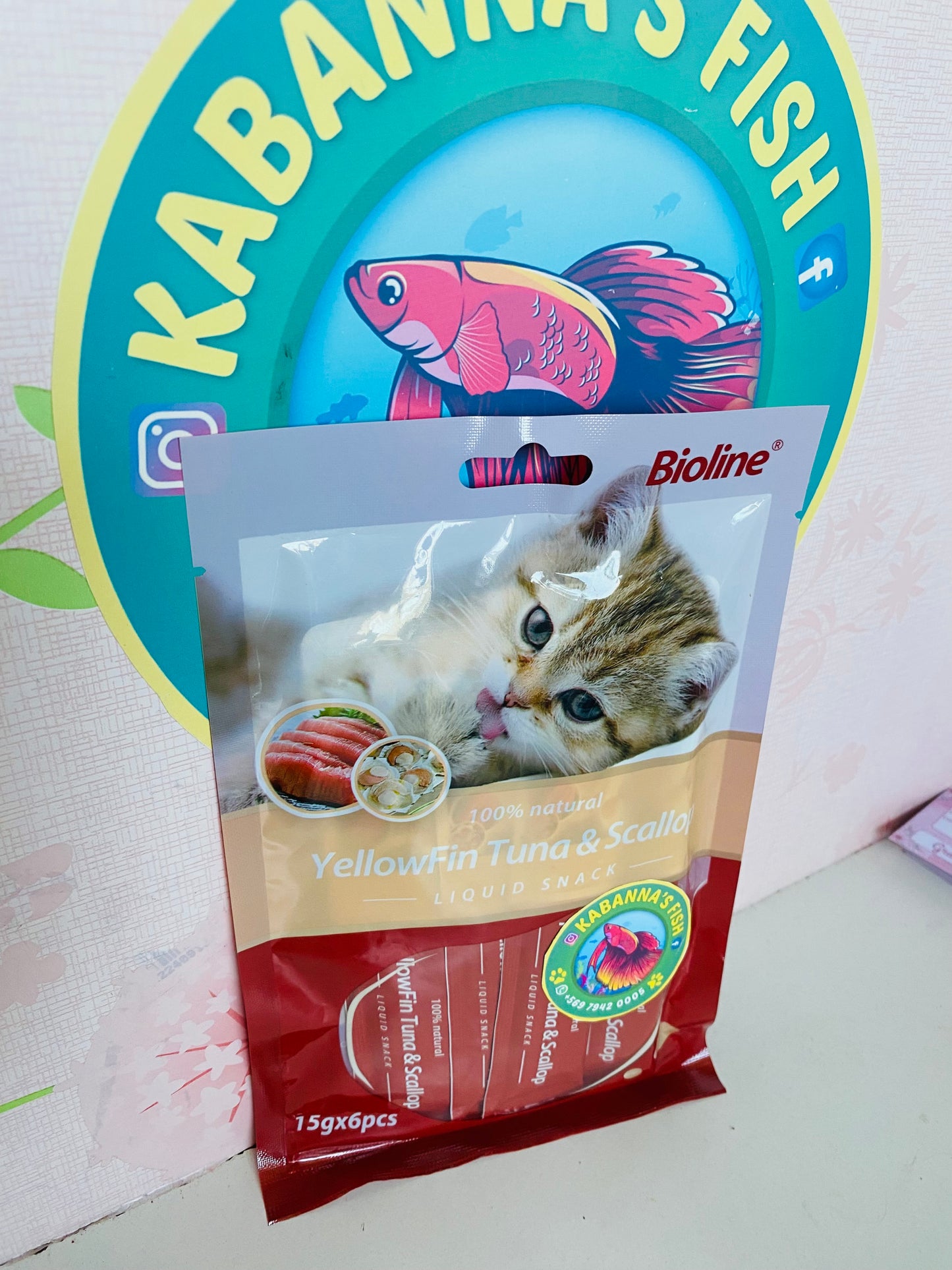Snacks cremoso para gato