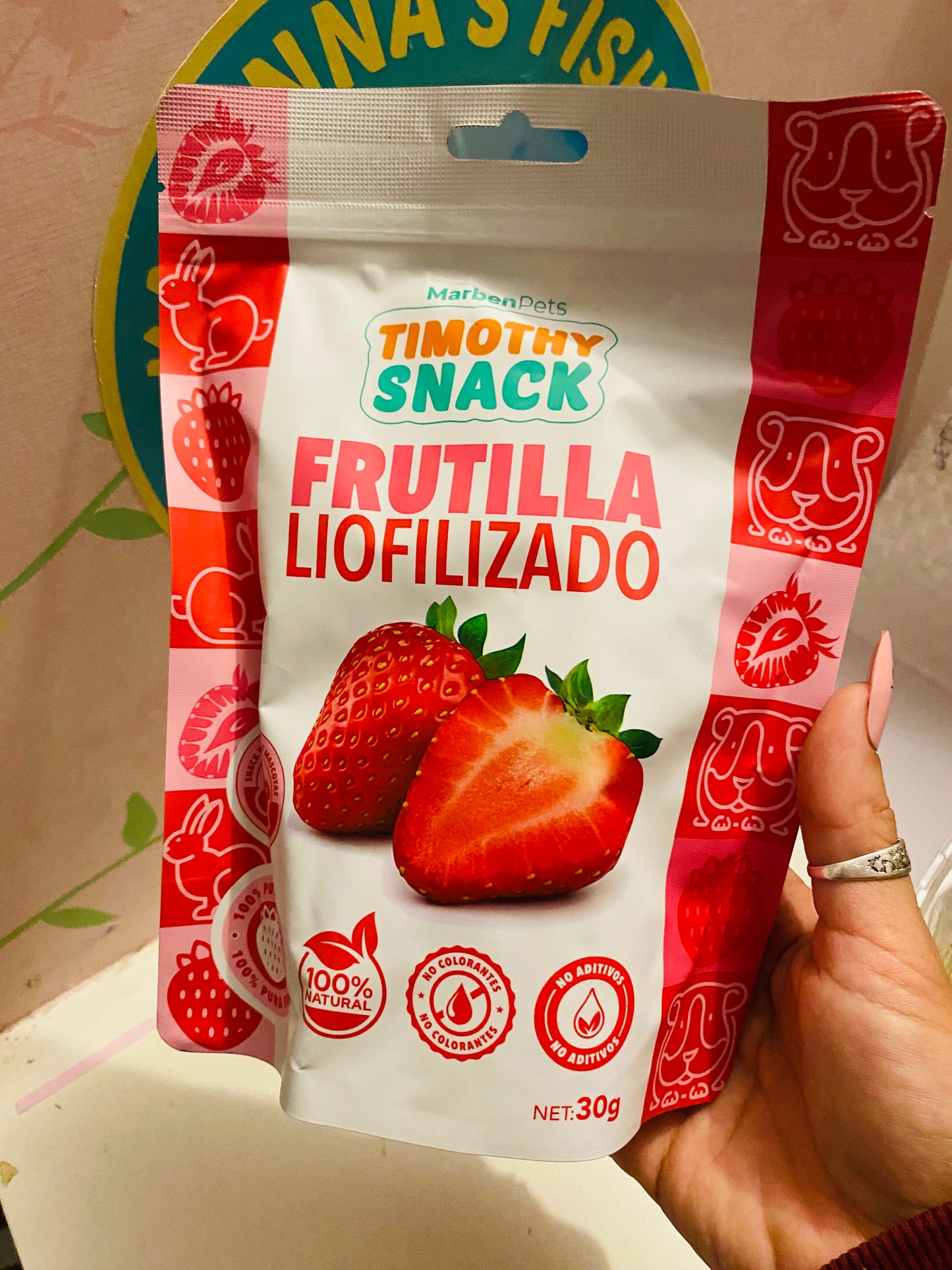 Snacks Liofilizado de Frutilla