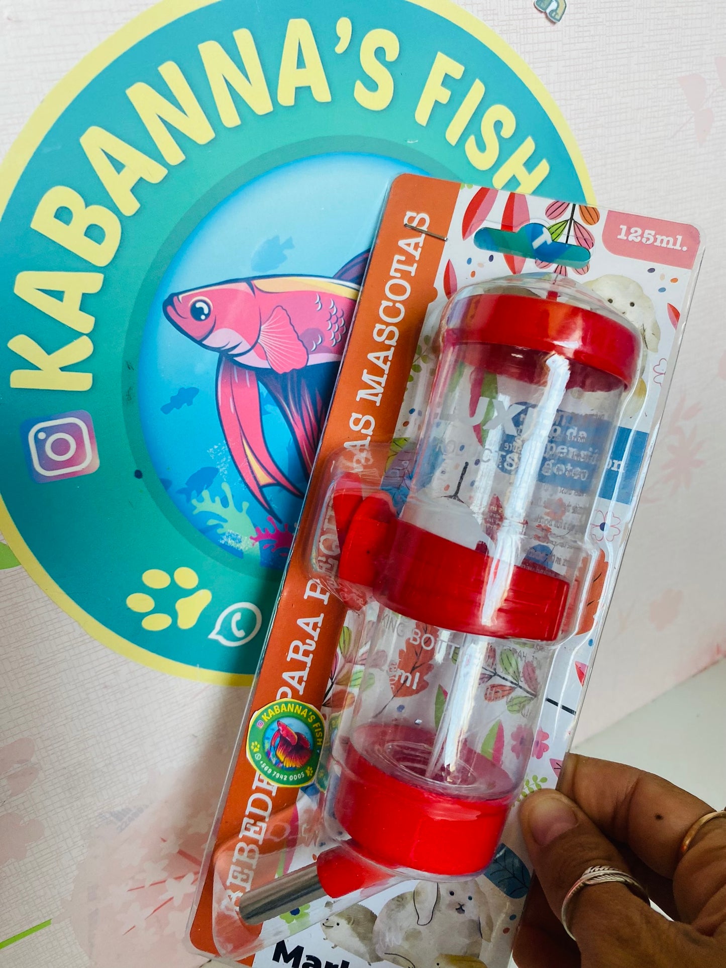 Bebedero para mini mascotas 125ml