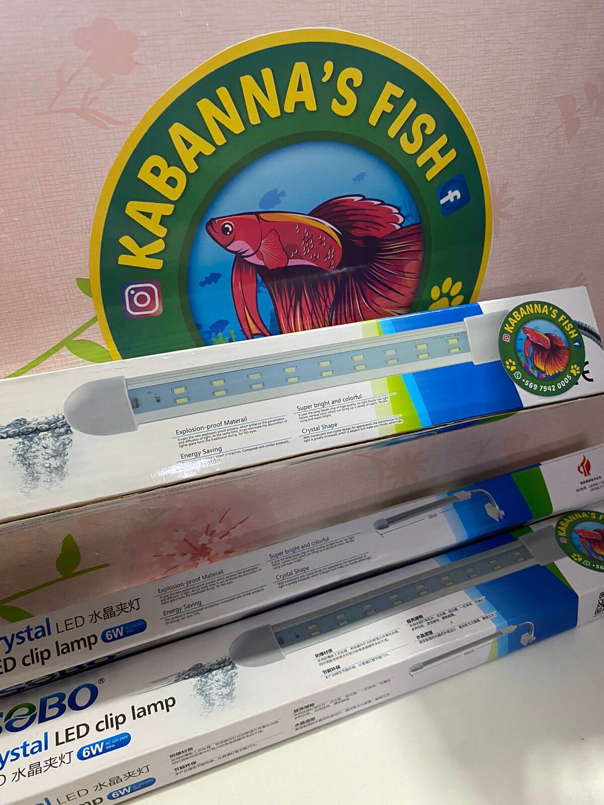 luz led para nano acuario tipo clip