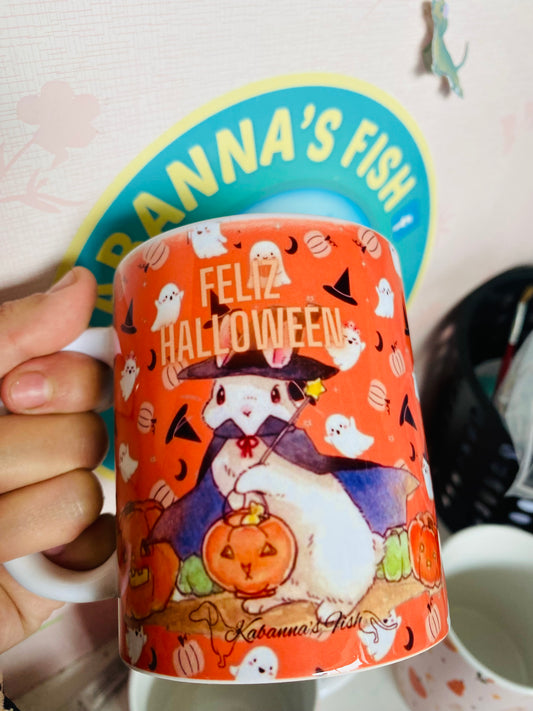 Tazón Halloween - Conejo