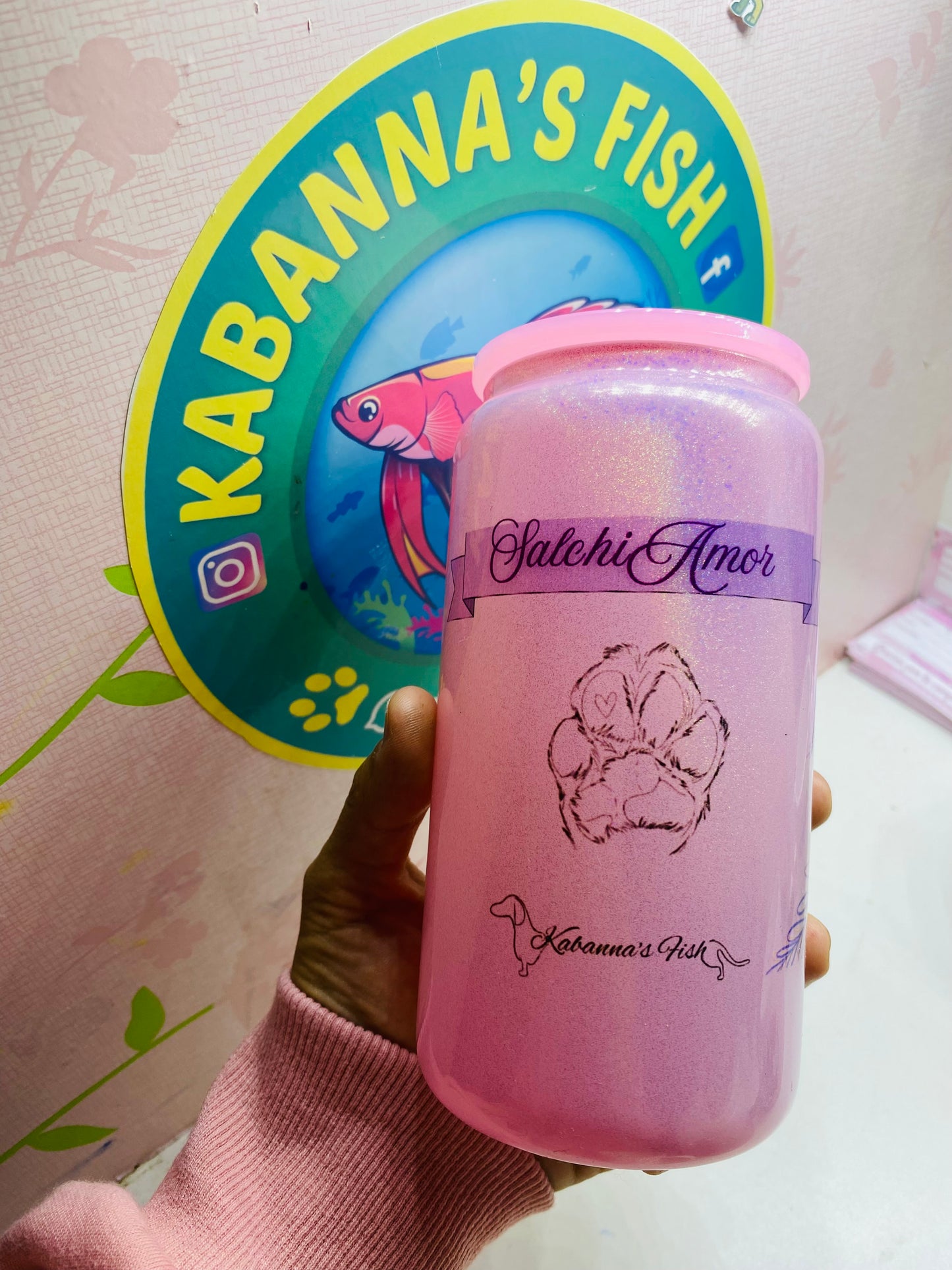 Tumbler  • Salchi Mom pink